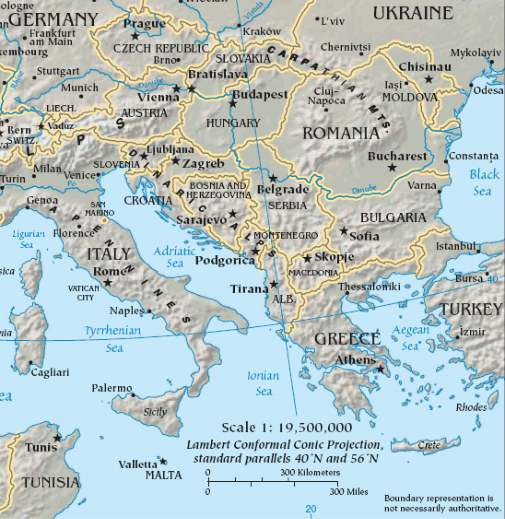 The Balkan Peninsula